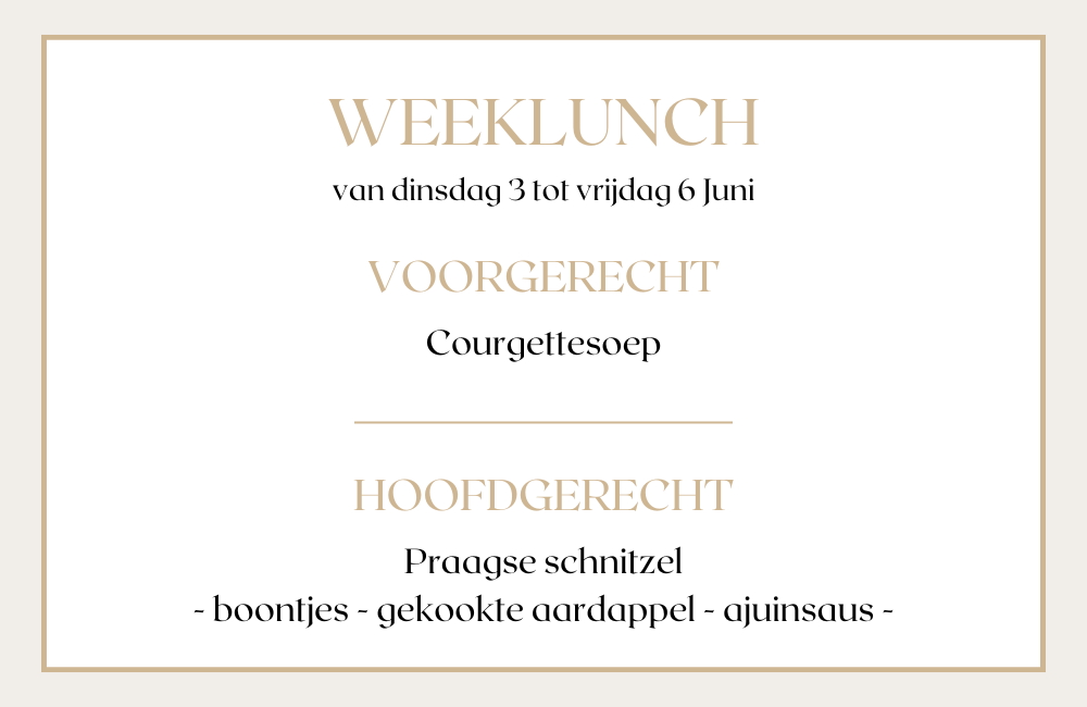 De Reinaert Weeklunch De Reinaert Weeklunch
